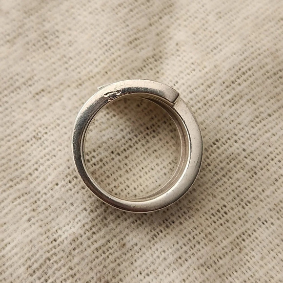 Gucci Sterling Silver Snake Spiral Ring - Picture 6 of 12